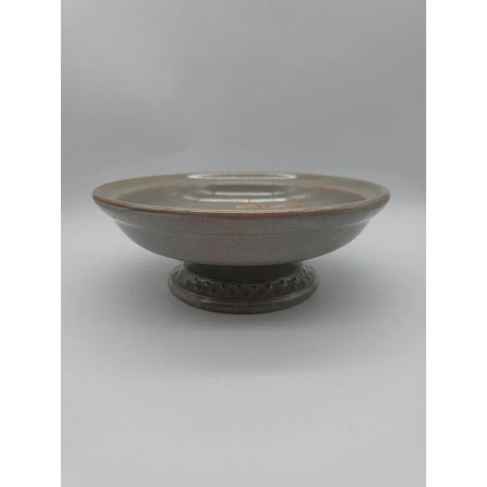 Pedestal Bowl Fruit Bowl Grapes Apples Srawberries 9